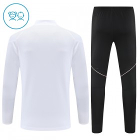 Juventus Witte Trainings Sweatshirt Kwart-Zip 2025-26  - Kids